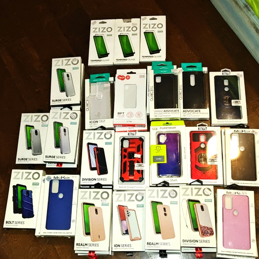 Bulk of 37 phone cases Brand New